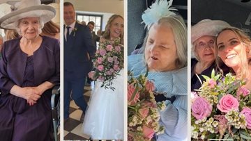 Wedding bells at Orchard Mews care home